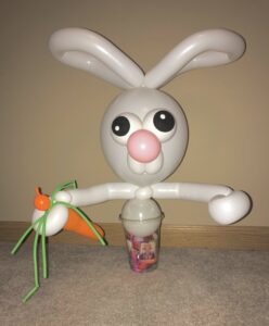 Balloon Funny Face Rabbit.